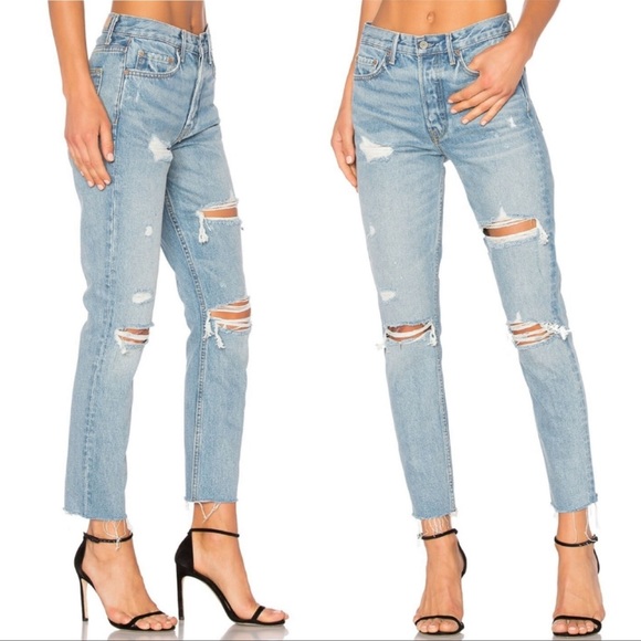 GRLFRND Denim - GRLFRND Karolina High-Rise Skinny Jean in A Little More Love
